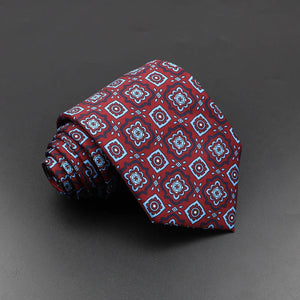 Silk 7.5cm Soft Colorful Novelty Necktie