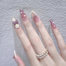 24pcs Mid Length Removable Wear Full Cover Nails