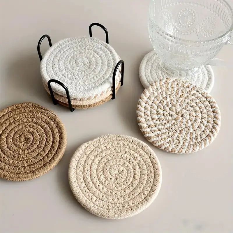 8-Piece Set Absorbent Coasters for Drinks