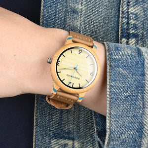 BOBO BIRD Wooden Quartz Wristwatch