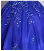Long Train  Quinceanera Dress