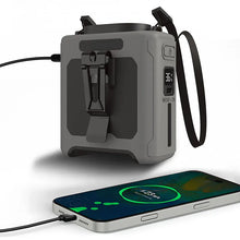 10000mAh Waist Fan with 5 Speeds & Light