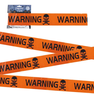 Halloween Props Warning line Plastic Skull Head Warning Tape