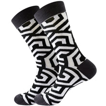 Happy Colorful Striped Combed Cotton Socks