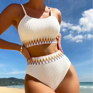 Stylish Padded Two-Piece Bikini Set