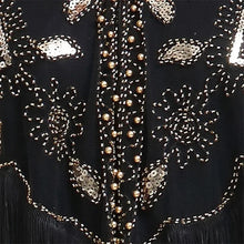 Bling Tasseled Sequined Blouse