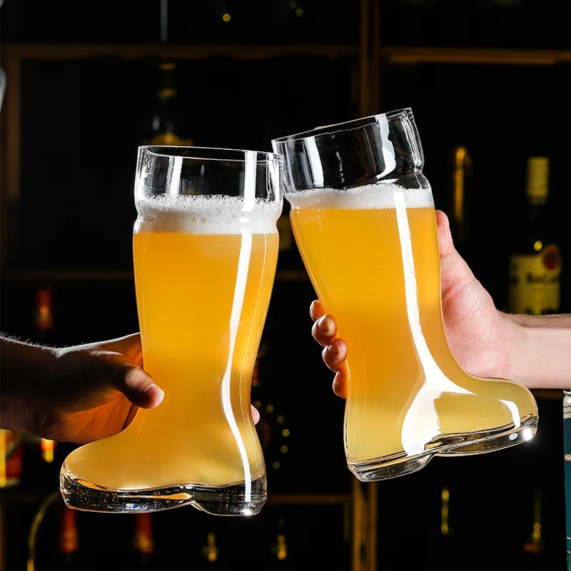 Boot Shaped Glass Large Capacity Beer Glass