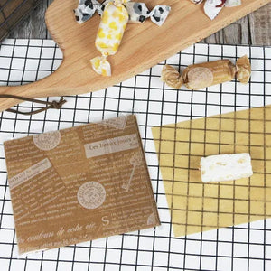100Pcs Candy Wrappers Wax Paper Sheets