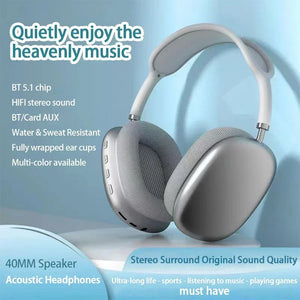 P9 Pro Max Head Mounted Bluetooth Earphones Noise Cancelling Wireless