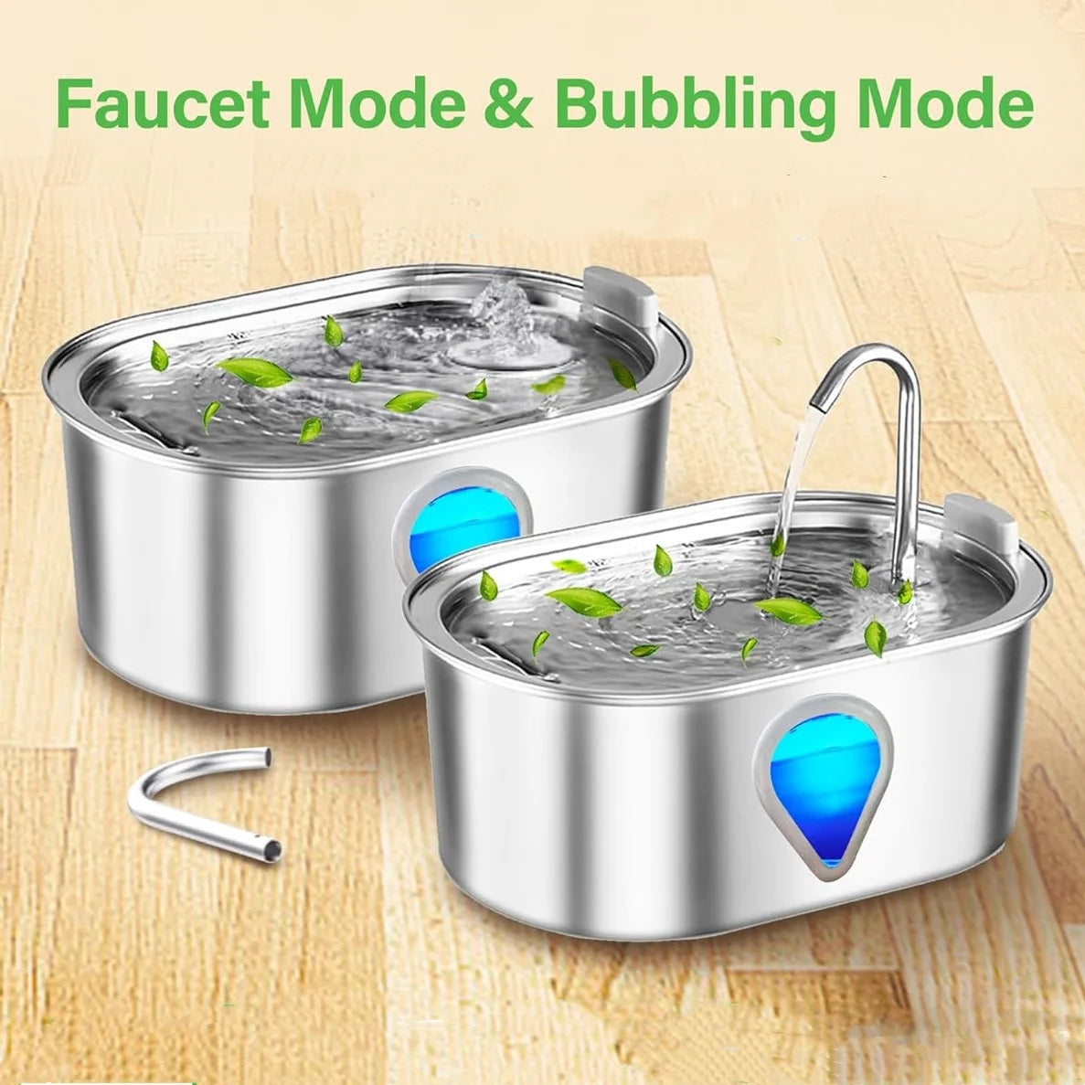 3.5L Large Capacity Stainless Steel Automatic Pet Water Dispenser