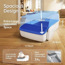 Automatic Smart Cat Litter Box Open Semi-enclosed Litter Tray