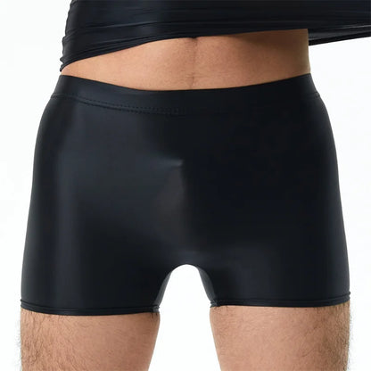 Shiny Glossy Transparent Ultra-thin Boxer Briefs