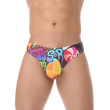 Colorful  Bikini Brief Swim Briefs