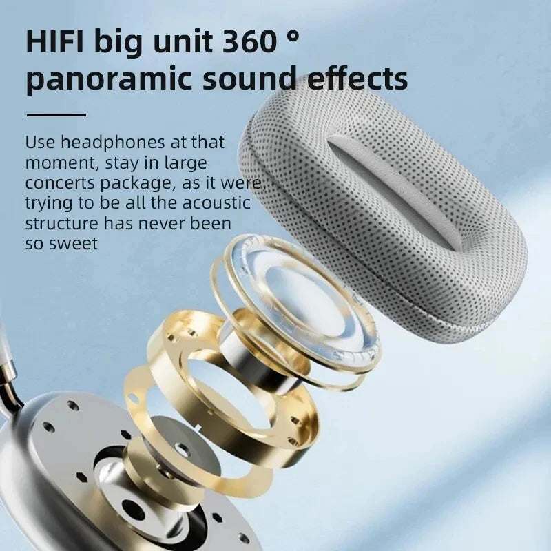 P9 Wireless Bluetooth Headset Wireless with Mic Noise Cancelling E