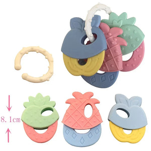 Silicone Fruit Shaped Teething Ring