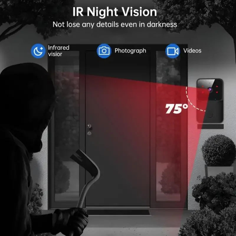 HD Wireless WiFi Visible Doorbell Camera Waterproof