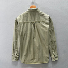 Multi Pocket Patchwork Cargo Shirt