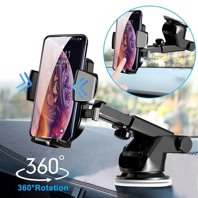 Universal 360° Rotating  Windshield/Car Dashboard Mobile Phone Bracket