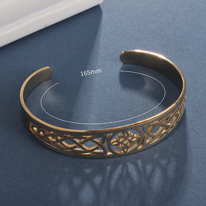 Witch Knot Cuff Stainless Steel Bracelet