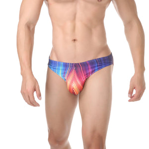 Colorful  Bikini Brief Swim Briefs