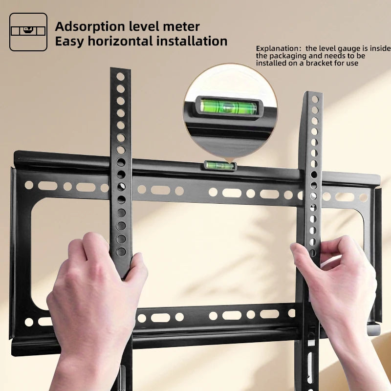 26-65" Wall Mount Bracket Universal Flat Panel TV Frame Adjustable