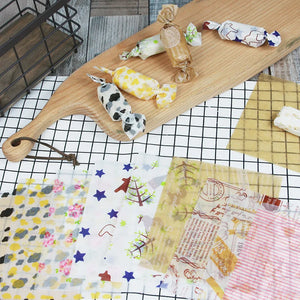 100Pcs Candy Wrappers Wax Paper Sheets