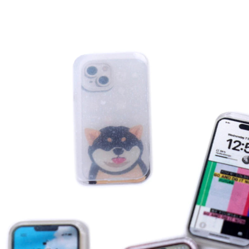 5Pcs 1:12 Dollhouse Miniature Mobile Phone Simulation