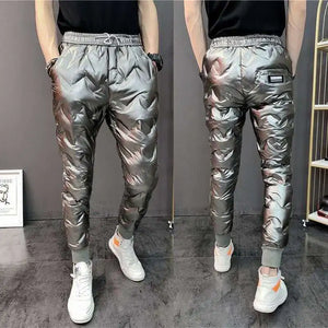 Shiny Thick Warm Sweatpants