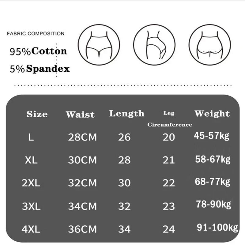 High Waist Cotton High-Waist Abdominal Briefs