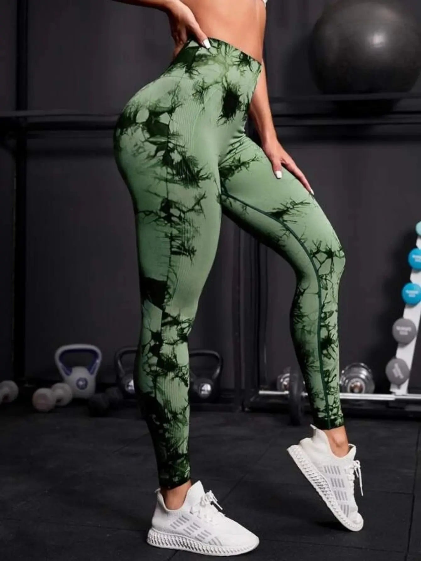Seamless High Waist Tie Dye Leggings
