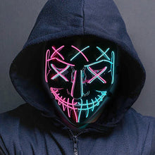 Wireless Halloween Neon Led Purge Mask