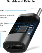 3PCS Lightning Female To USB C Male Charger Adapter for IPhone
