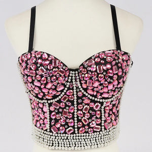 Rhinestone Sequined Cami Top