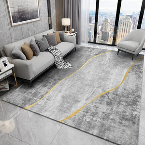 Ins Simple Living Large Area Waterproof and Stain-resistant Rug