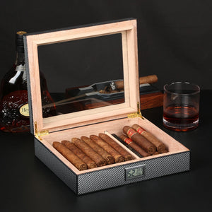 GALINER Cedar Wood With Portable Hygrometer Digital Humidifier