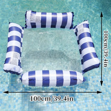 Inflatable 4-Tube Hammock Floating Water Mat