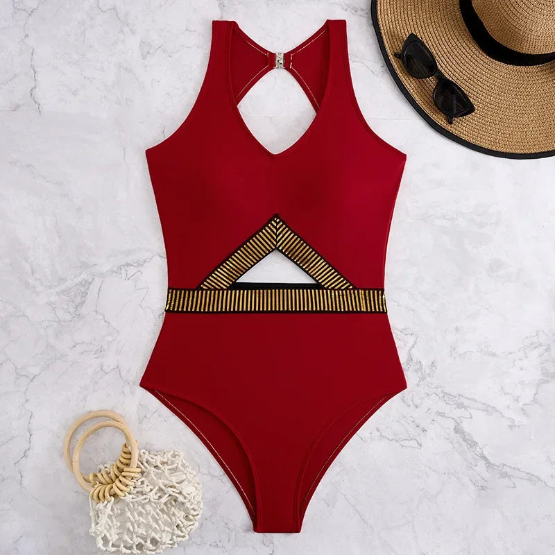 One-Piece Closed Women's Swimwear