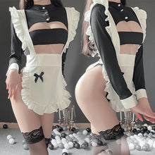 Open Bra Maid Tight Bodysuit Costume