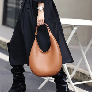 Genuine Leather Underarm Shoulder Bag