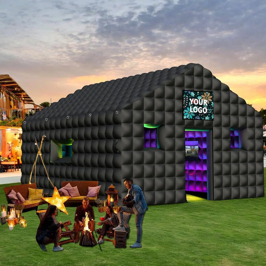 20ft Inflatable Nightclub Tent with 2 Doors and Logo Area