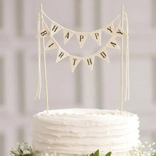 Birthday Cake Flag Topper Decoration