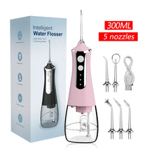 Dental Oral Irrigator Household Water Flosser Oral 5 Nozzles 3 Modes