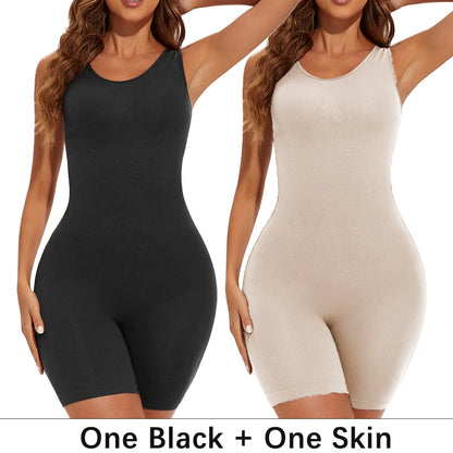 POKARLA Full Coverage Wide Shoulder Body Seamless Shaper