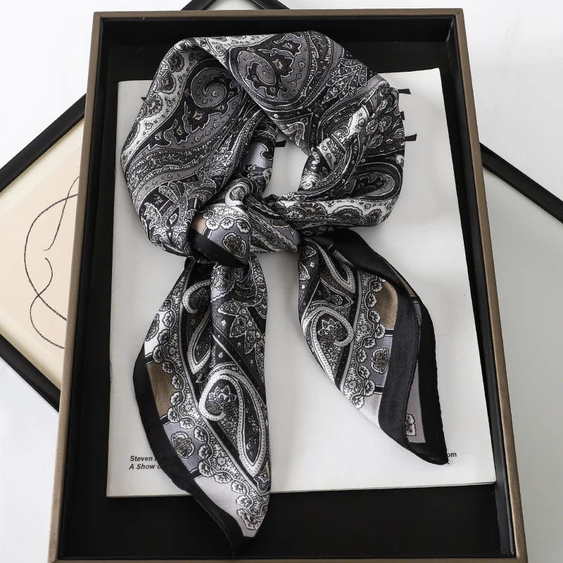 Printed Pashmina Silk Scarf
