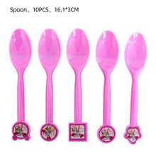 Pink Robloxed Theme Birthday Party Decorations Tableware Balloons Cups Plates Banner Backdrop Set
