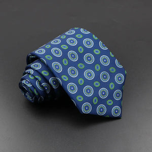 Silk 7.5cm Soft Colorful Novelty Necktie