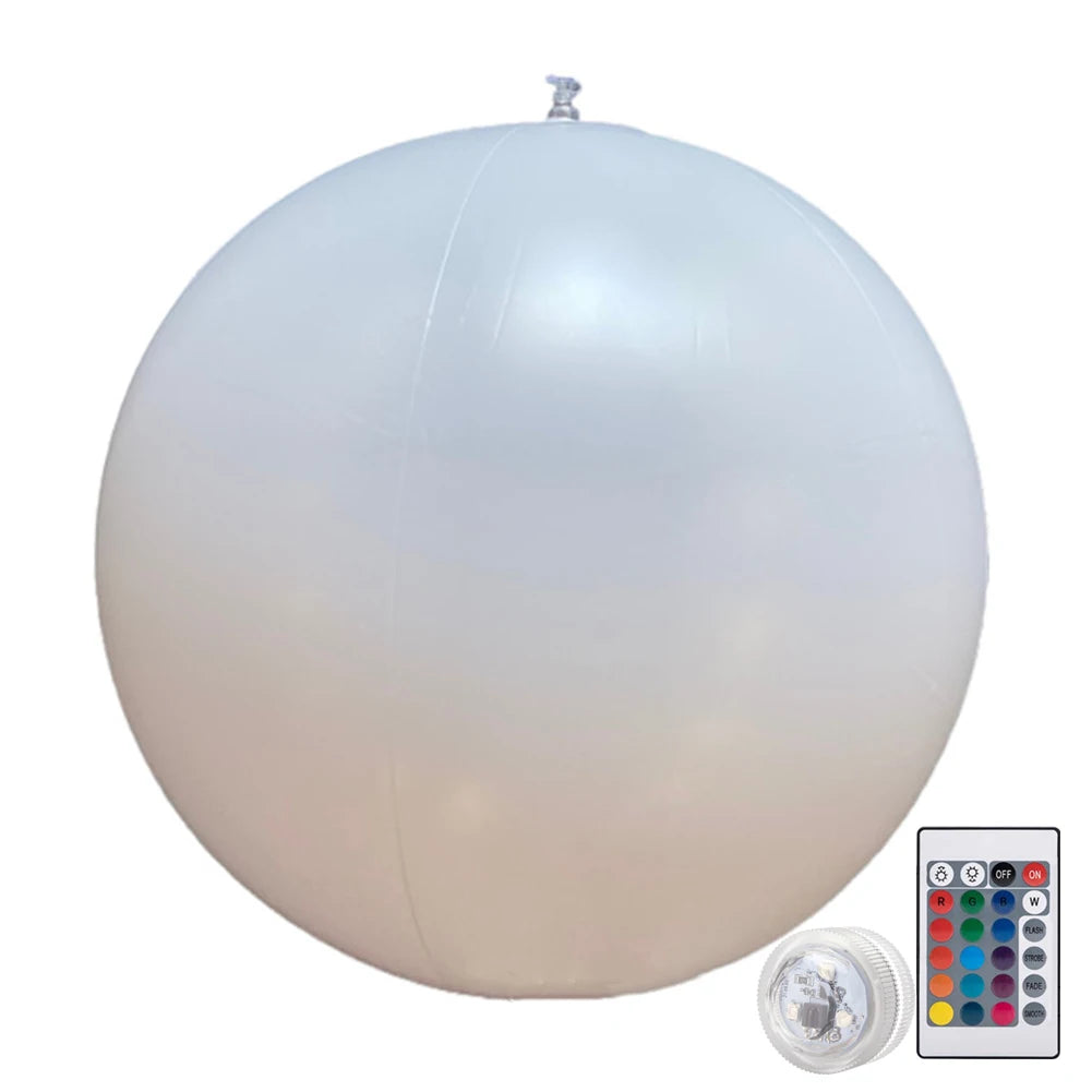 Outdoor Garden Ball Remote Control Inflatable Pool LED Balloon