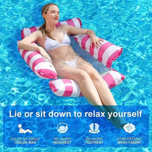 Inflatable 4-Tube Hammock Floating Water Mat