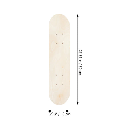 DIY 60cm Maple Skateboard Deck