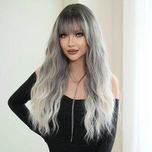 NAMM Long Wavy High Density Synthetic Wigs